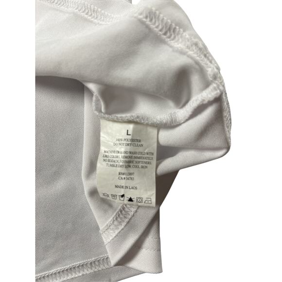 Costa Del Mar REDFISH Long Sleeve T-shirt Mens L Dri Fit White costal casual - Picture 5 of 8